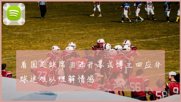 看国足缺席泪洒开幕式博主回应非球迷难以理解情感
